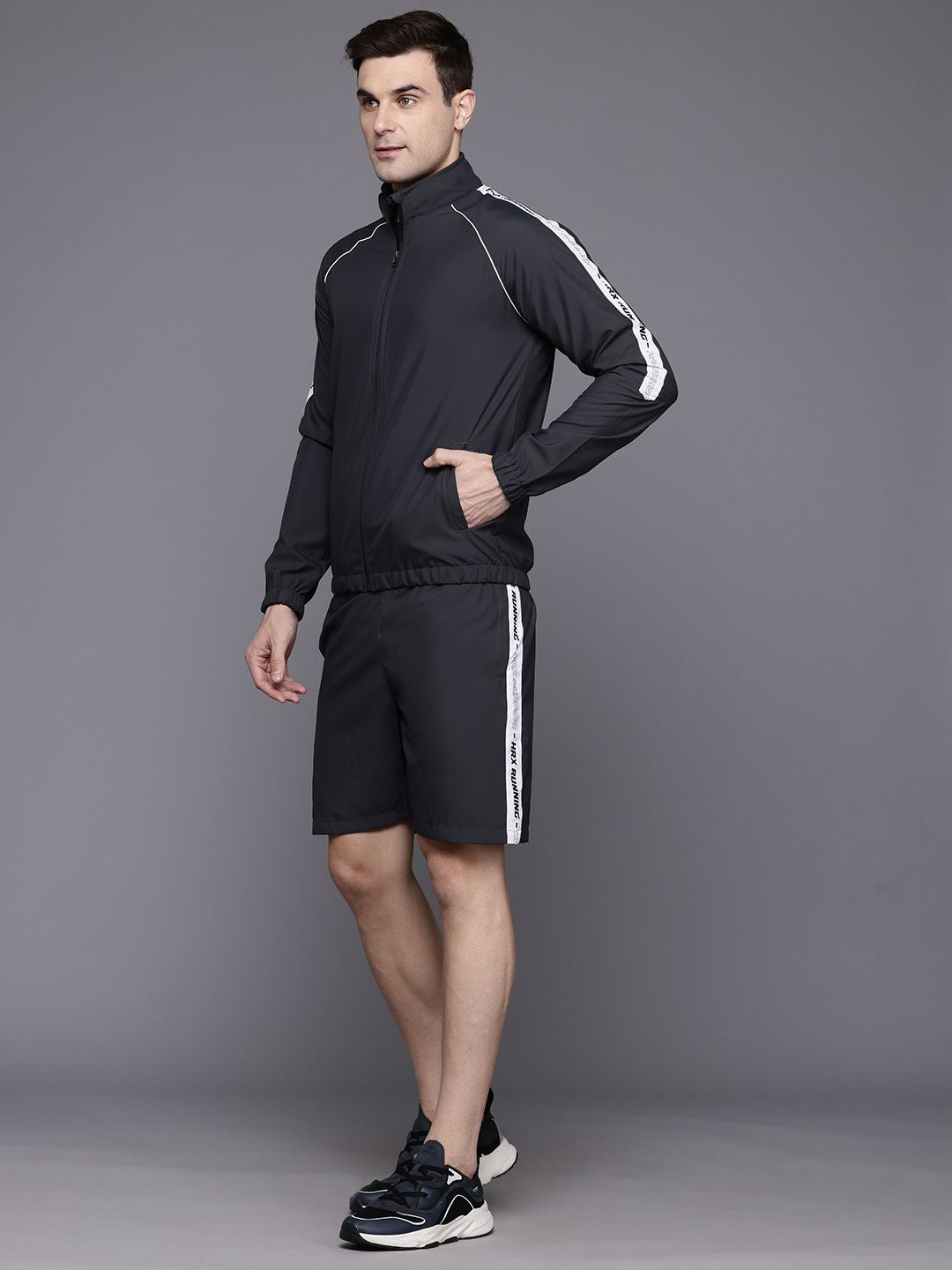 HRX by Hrithik Roshan Rapid-Dry Running Tracksuit