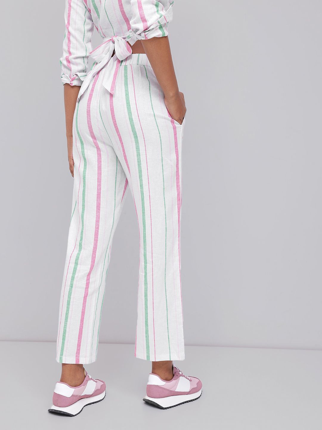 DressBerry City Stroll Multi-Striped Trousers