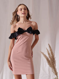 STREET 9 Off-Shoulder Sheath Dress
