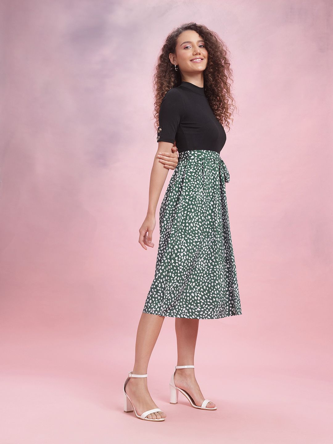 DressBerry Floral A-Line Dress