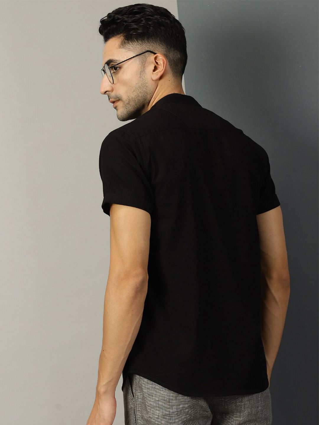 Thomas Scott Classic Band Collar Casual Shirt