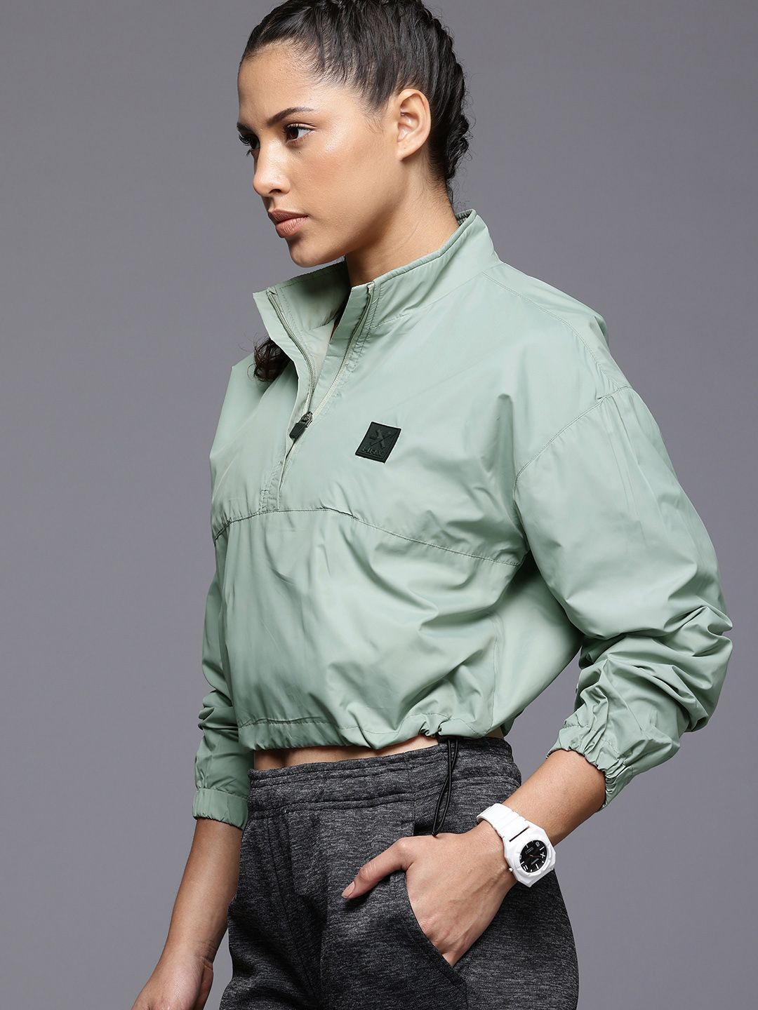 HRX by Hrithik Roshan Women Tailored Crop Jacket