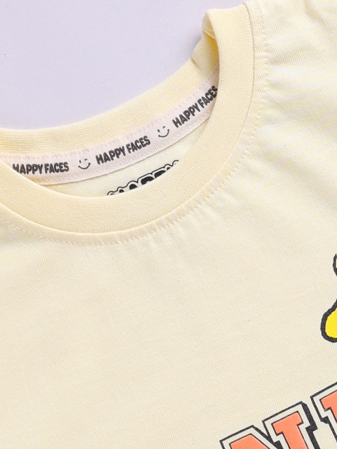 Happy Faces Boys Peanuts Printed Pure Cotton T-shirt