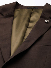 Park Avenue Self Designed Notched Lapel Collar 2 Piece Party Suit