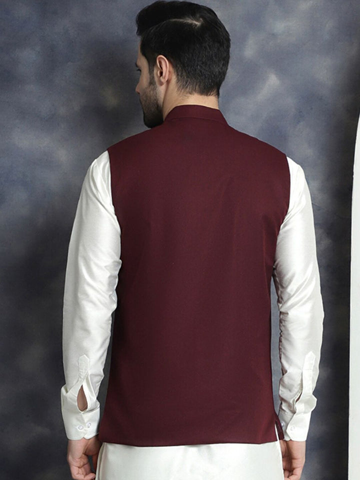 Jompers Mandarin Collar Nehru Jacket