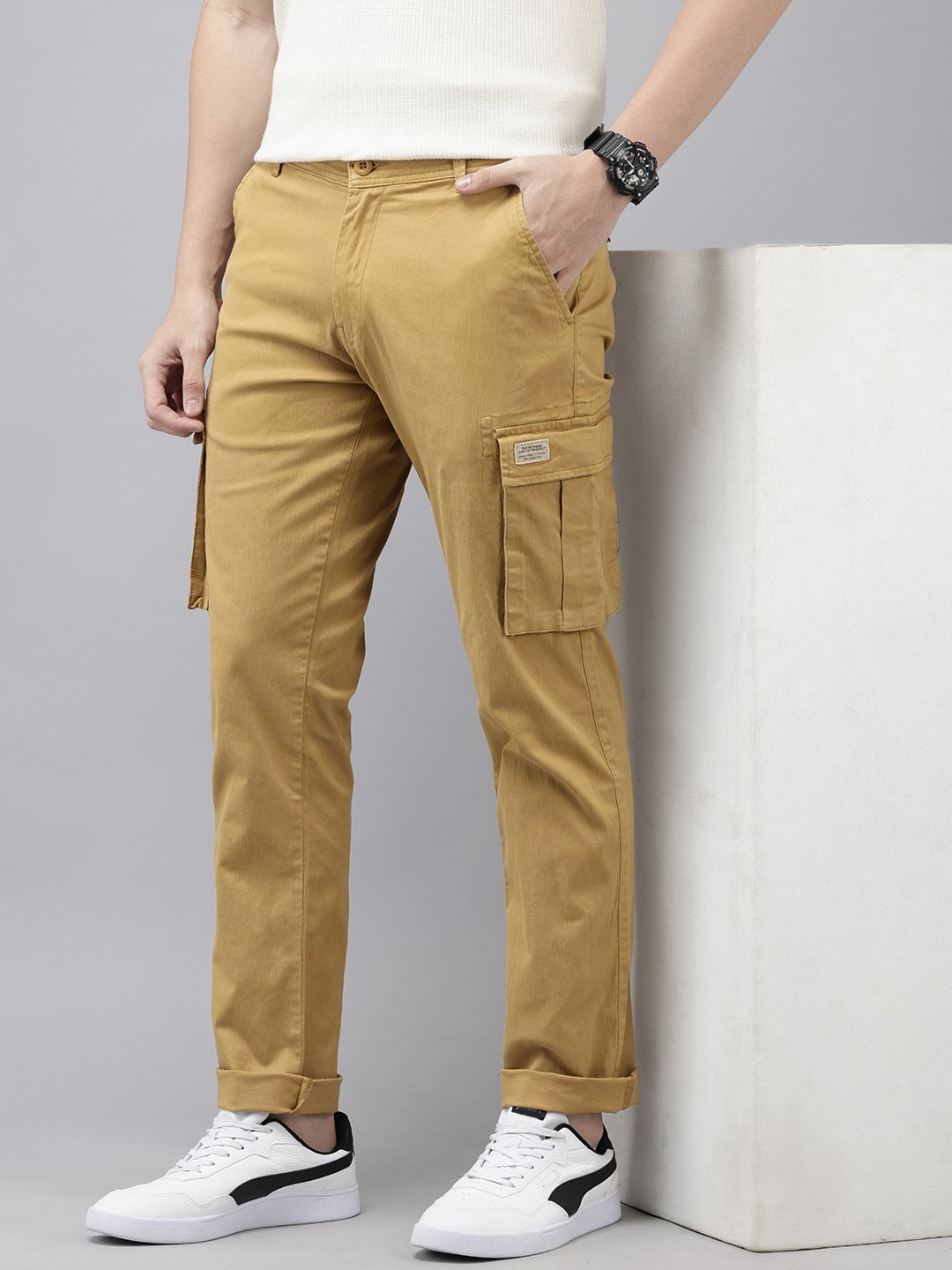 SPYKAR Men Cargos Trousers