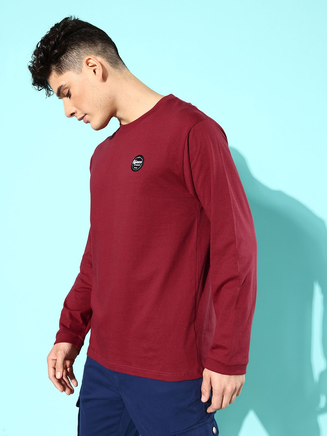 Difference of Opinion Men Pure Cotton Printed Oversized T-shirt