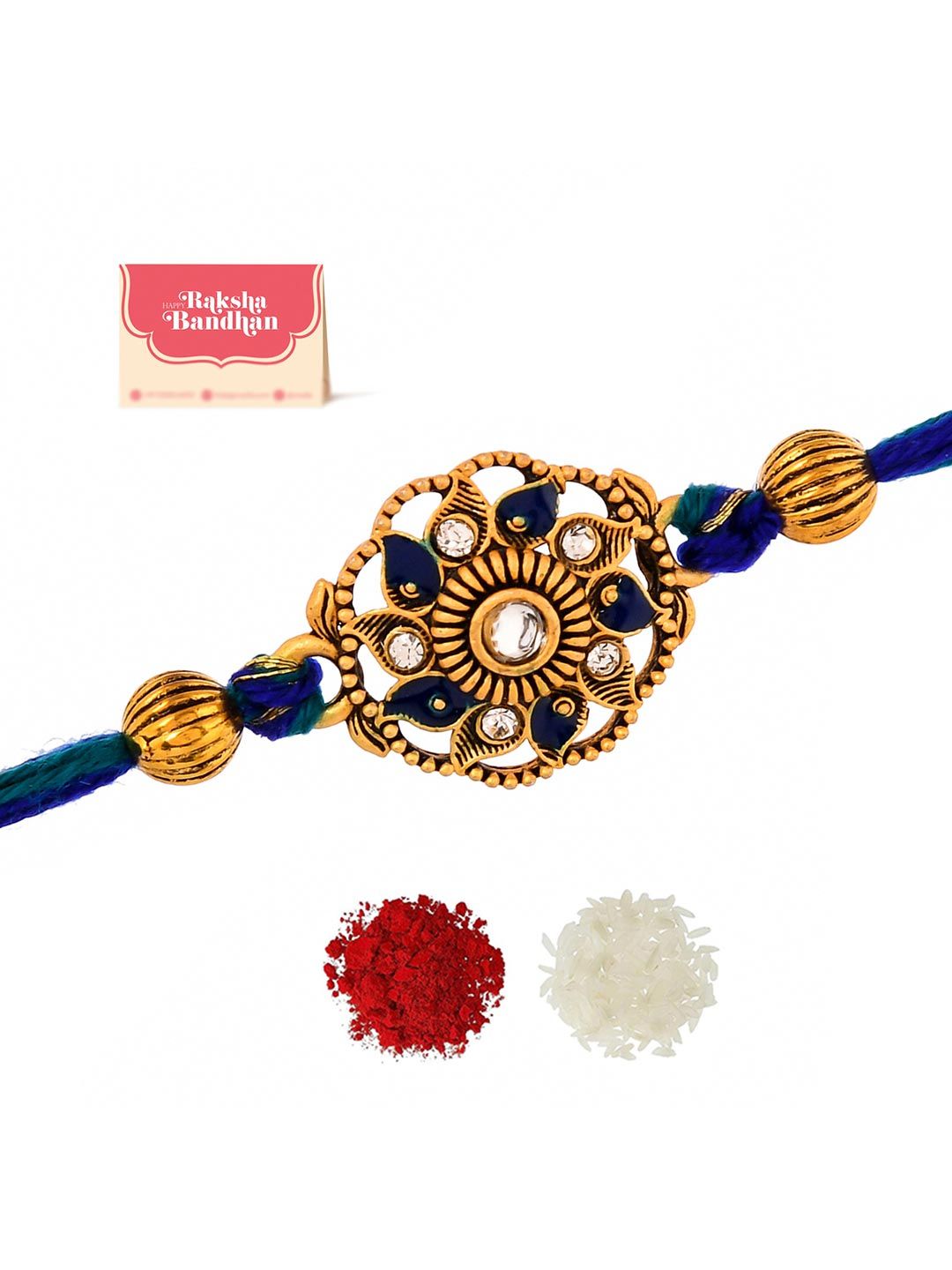 Voylla Men Enamelled Thread Rakhi