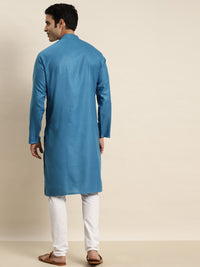 SOJANYA Lelaki Solid Kurta Lurus