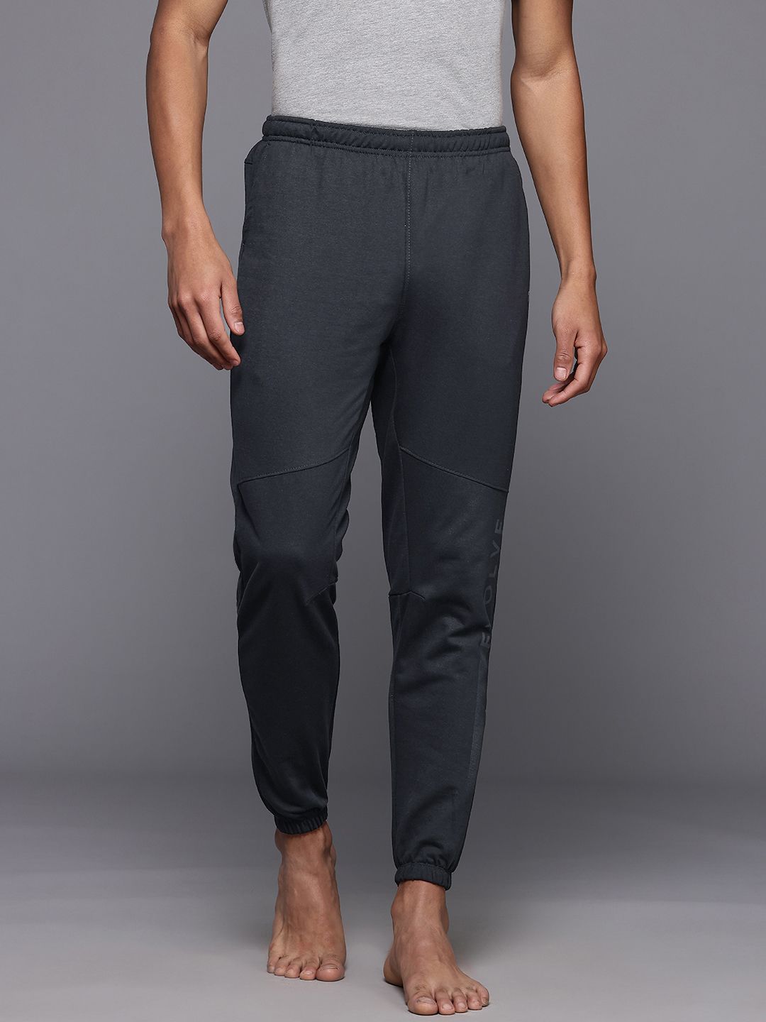 HRX by Hrithik Roshan Men Typography Print Yoga Joggers