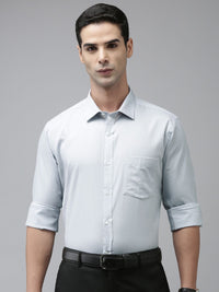 Park Avenue Men Slim Fit Micro Ditsy Opaque Self Design Pure Cotton Formal Shirt