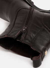Lino Perros Women Mid-Top Block Heels Regular Boots
