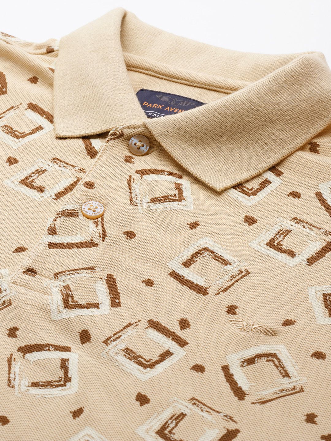 Park Avenue Printed Polo Collar T-shirt