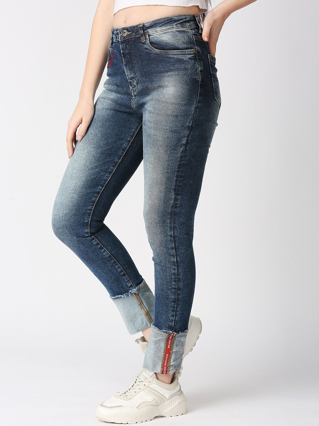 Being Human Women Heavy Fade Jeans