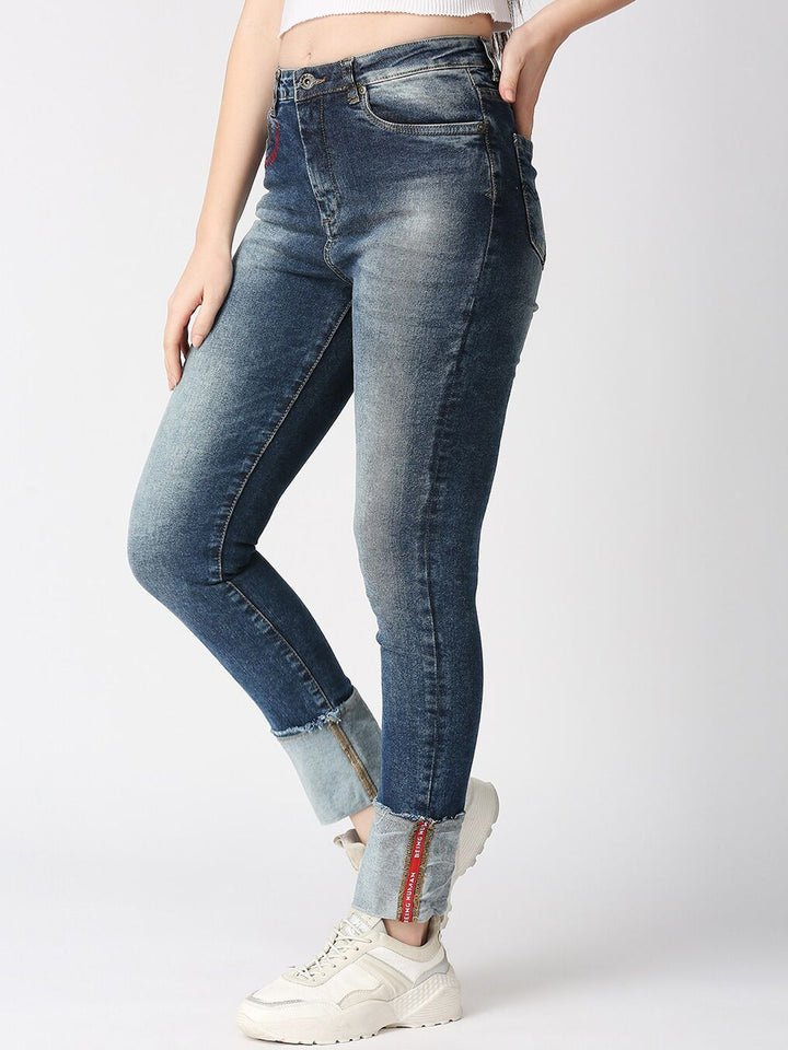 Being Human Women Heavy Fade Jeans