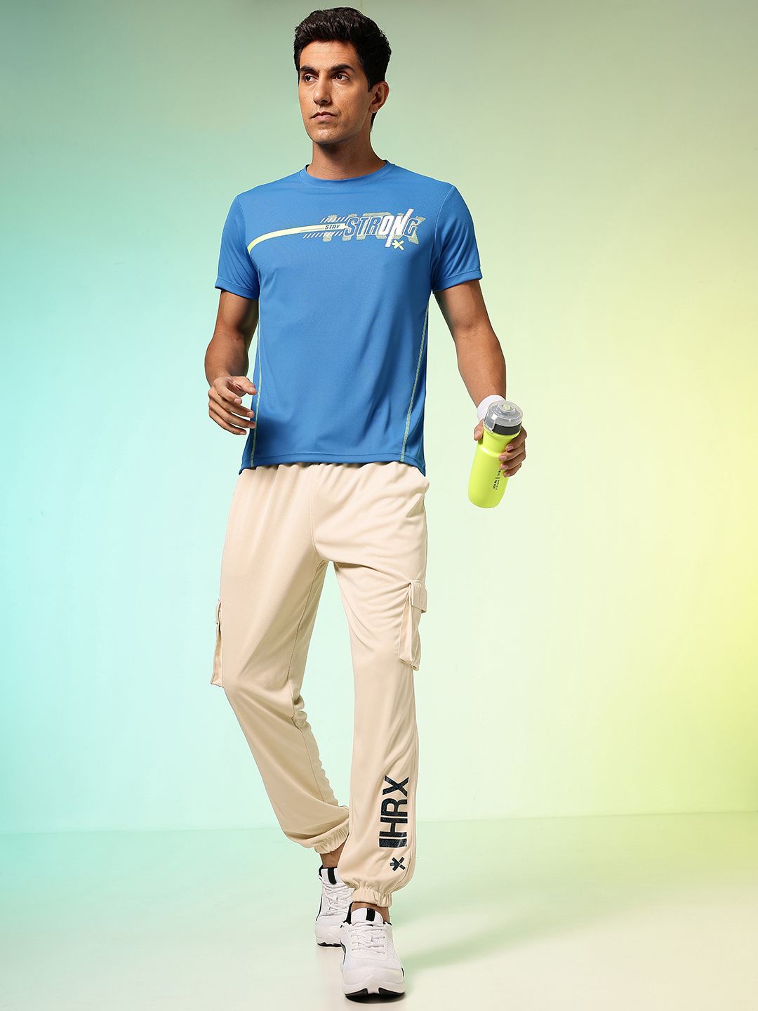 HRX by Hrithik Roshan Men Retro Running Story Rapid-Dry Training Joggers
