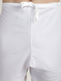 SOJANYA LUXE Embroidered Mandarin Collar Pure Cotton Straight Kurta With Pyjamas