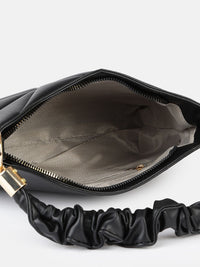 DressBerry Geometric Structured Handheld Bag with Quilted