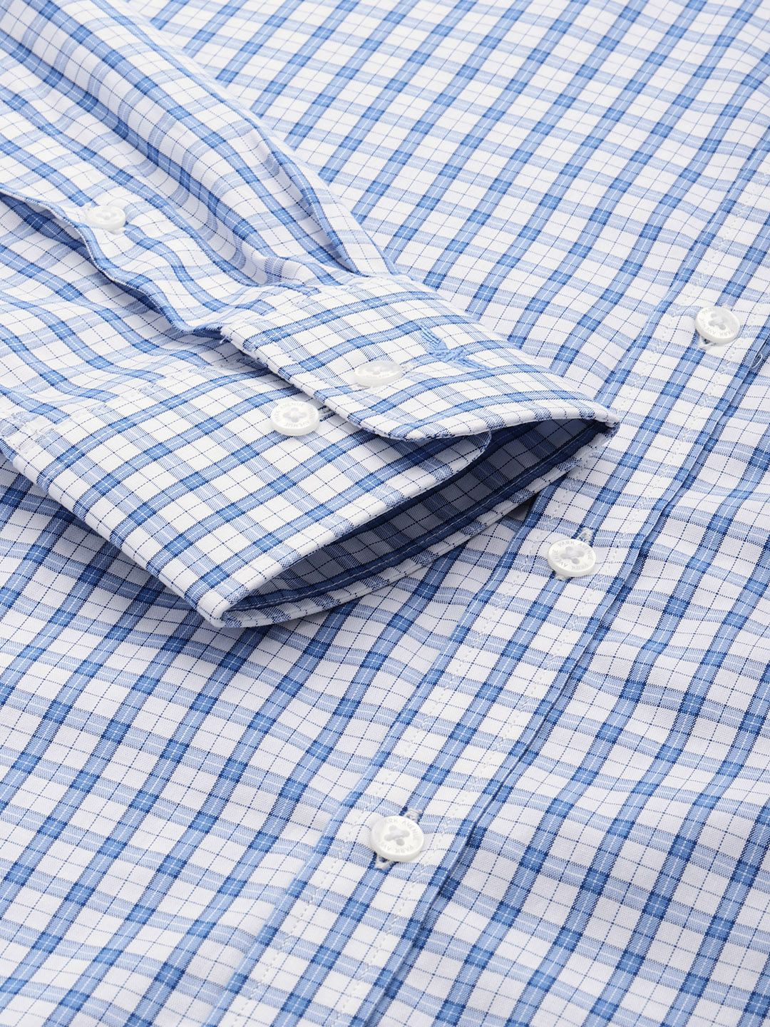 Park Avenue Men Slim Fit Tartan Checks Pure Cotton Formal Shirt
