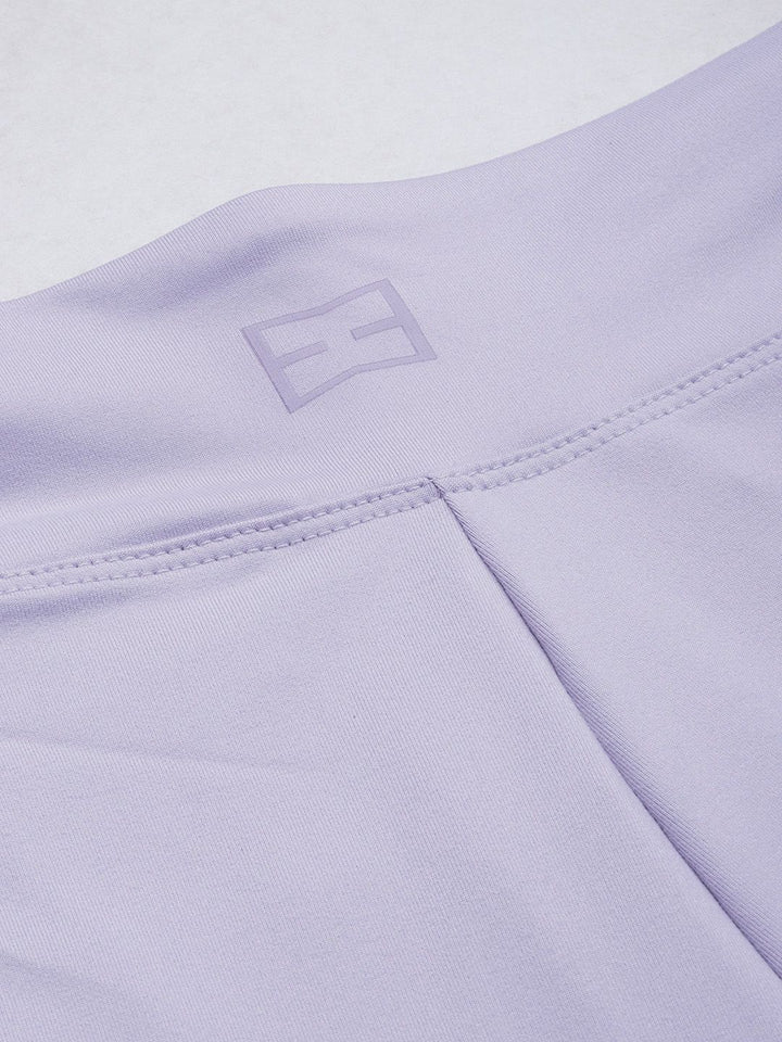 HRX By Hrithik Roshan EDGE Women Misty Lilac Rapid-Dry Cut & Sew Tights