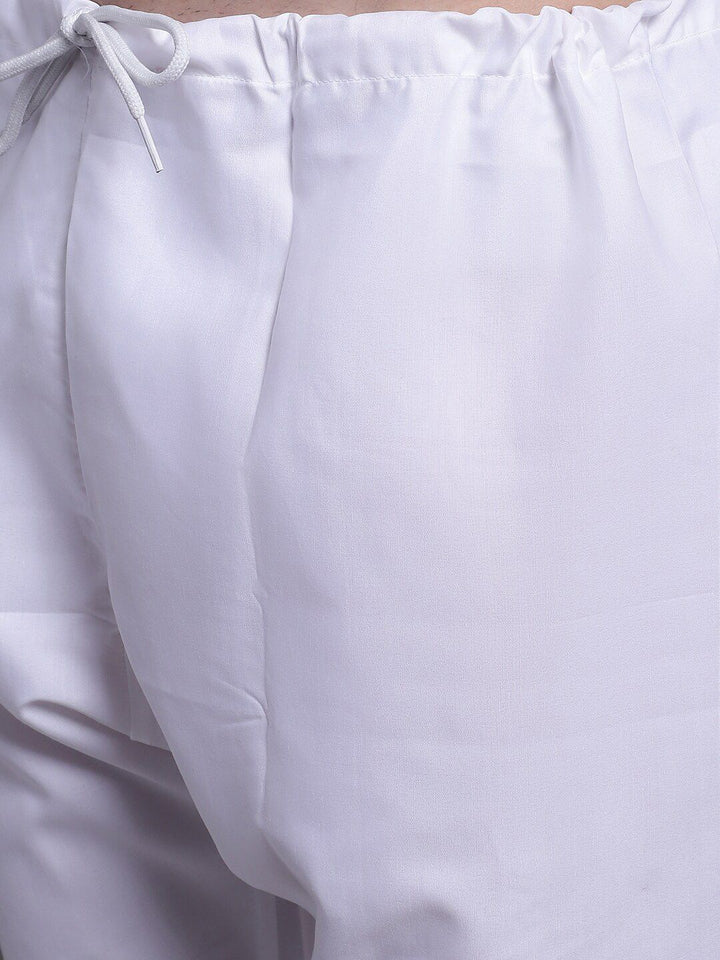 Jompers Embroidered Pure Cotton Kurta with Churidar