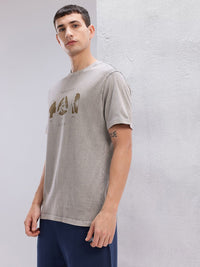 HRX by Hrithik Roshan Washed Pure Cotton Yoga T-shirt