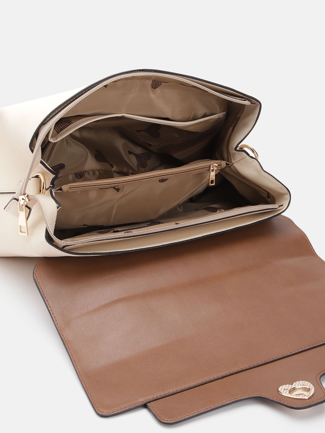 The Label Life Colourblocked Structured Satchel Bag