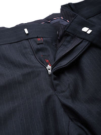 Raymond Men Striped Slim Fit Trousers