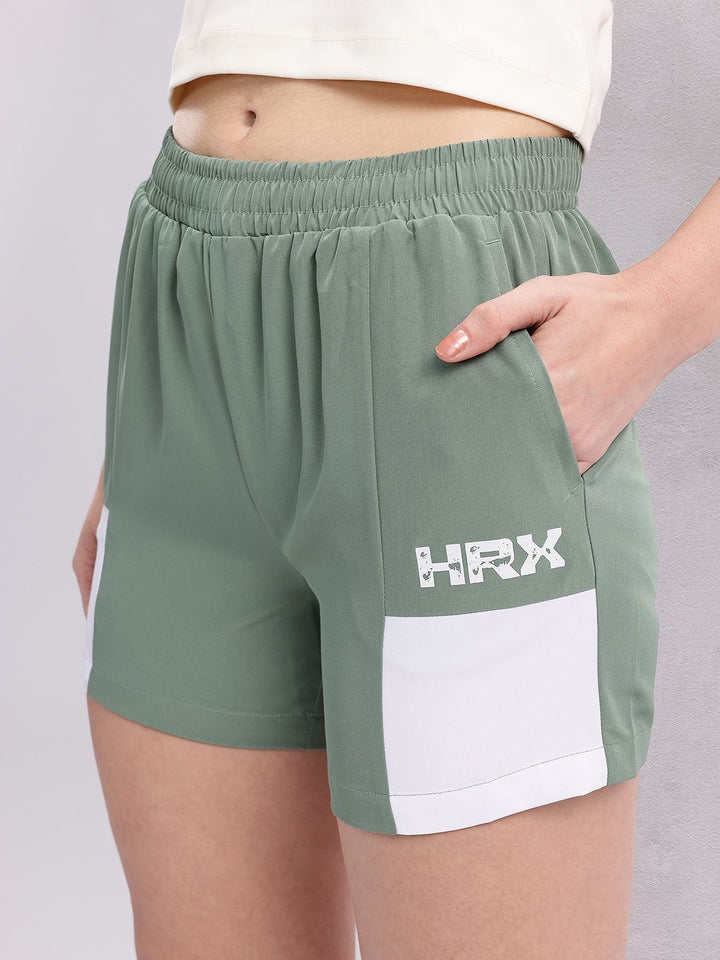 HRX by Hrithik Roshan Women Colourblocked Shorts