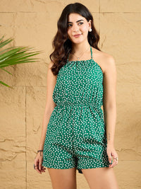 Berrylush Women Printed Playsuit