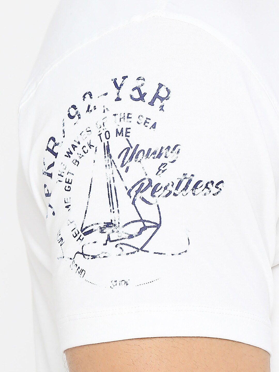 SPYKAR V-Neck Short Sleeves Cotton T-shirt