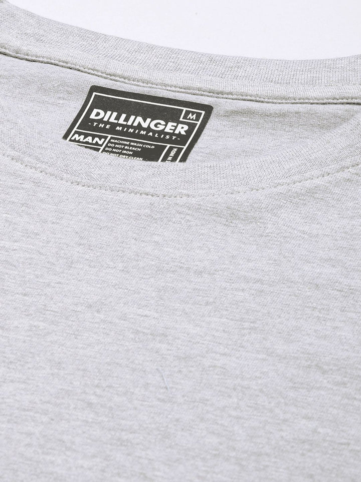 DILLINGER Men Solid Regular Fit T-shirt