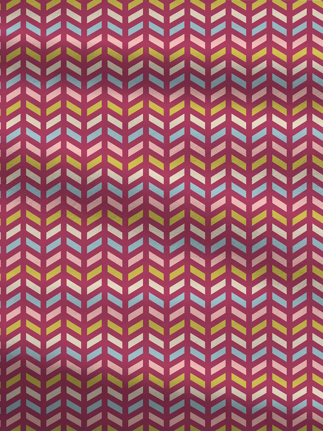 MYTRIDENT Party Mood Pink Urban Comfort Flat 144TC Queen Cotton Bedsheet Set