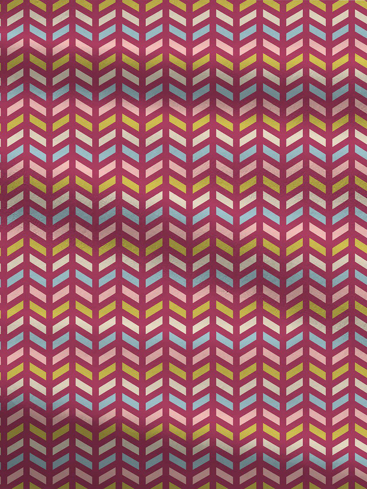 MYTRIDENT Party Mood Pink Urban Comfort Flat 144TC Queen Cotton Bedsheet Set