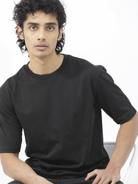 Lelaki Arnab Langka Qlo T-Shirt Kapas Leher Leher Pusingan
