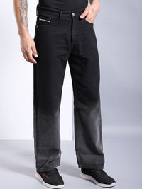The Indian Garage Co Men Light Fade Mid-Rise Loose Baggy Fit Stretchable Jeans
