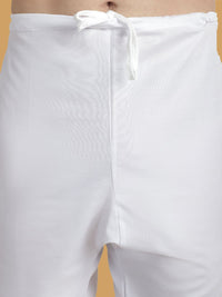 SOJANYA LUXE Kolar Mandarin Sulam Kurta Labuci Biasa dengan Piyama