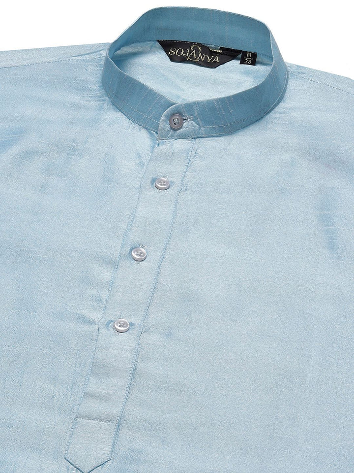 SOJANYA Kurta Biru Lelaki dengan Churidar