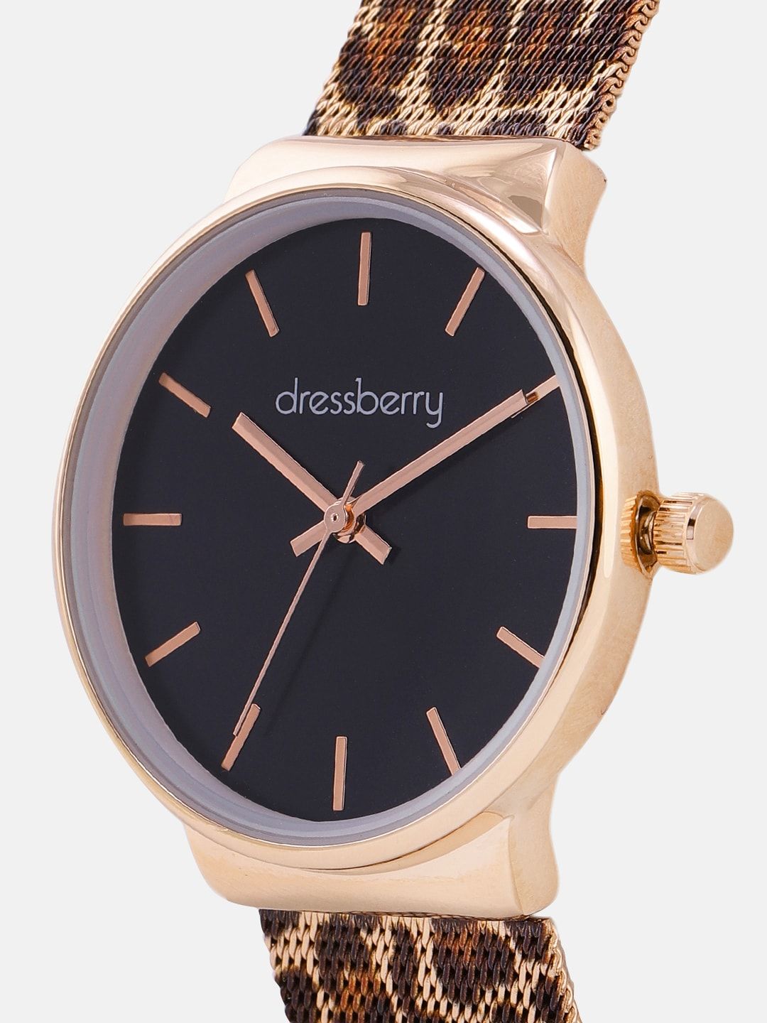 DressBerry Women Black Analogue Watch MFB-PN-PF-DK2443B