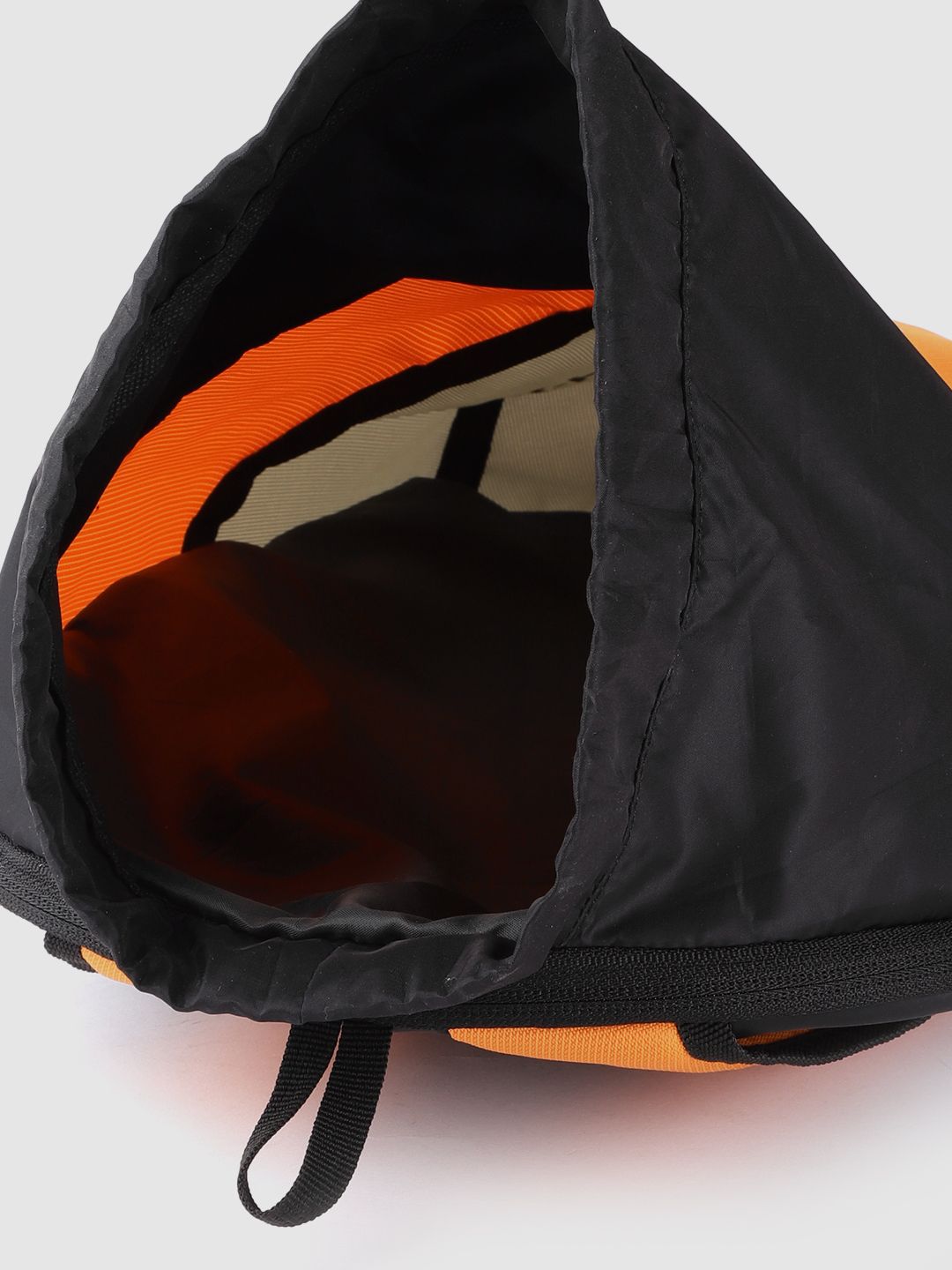 Gear Unisex Black & Yellow Colourblocked Brand Logo Print Backpack