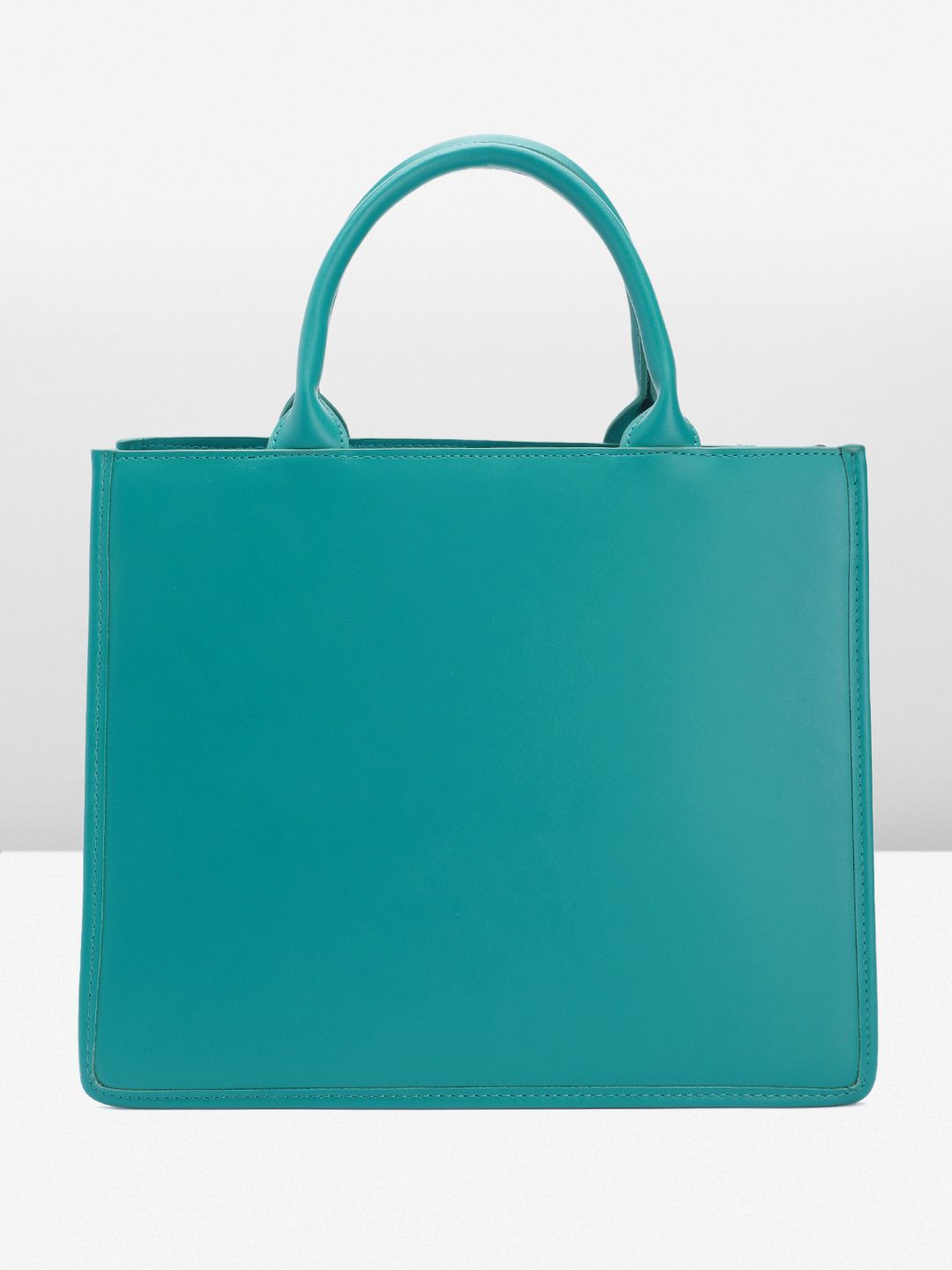 Lino Perros Floral Textured Structured Handheld Bag