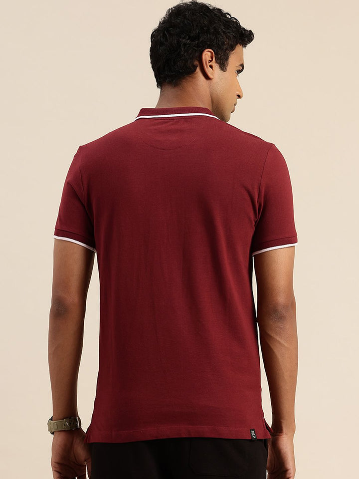 Being Human Pure Cotton Polo Collar Casual T-shirt