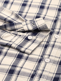 The Indian Garage Co Men Smart Slim Fit Opaque Checked Casual Shirt