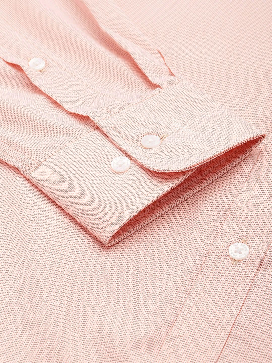 Park Avenue Self-Design Slim Fit Formal Shirt