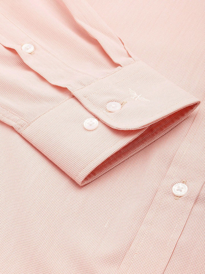 Park Avenue Self-Design Slim Fit Formal Shirt