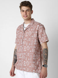 VASTRADO Men Classic Opaque Printed Casual Shirt