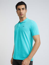 Park Avenue Solid Slim Fit Polo Collar T-shirt