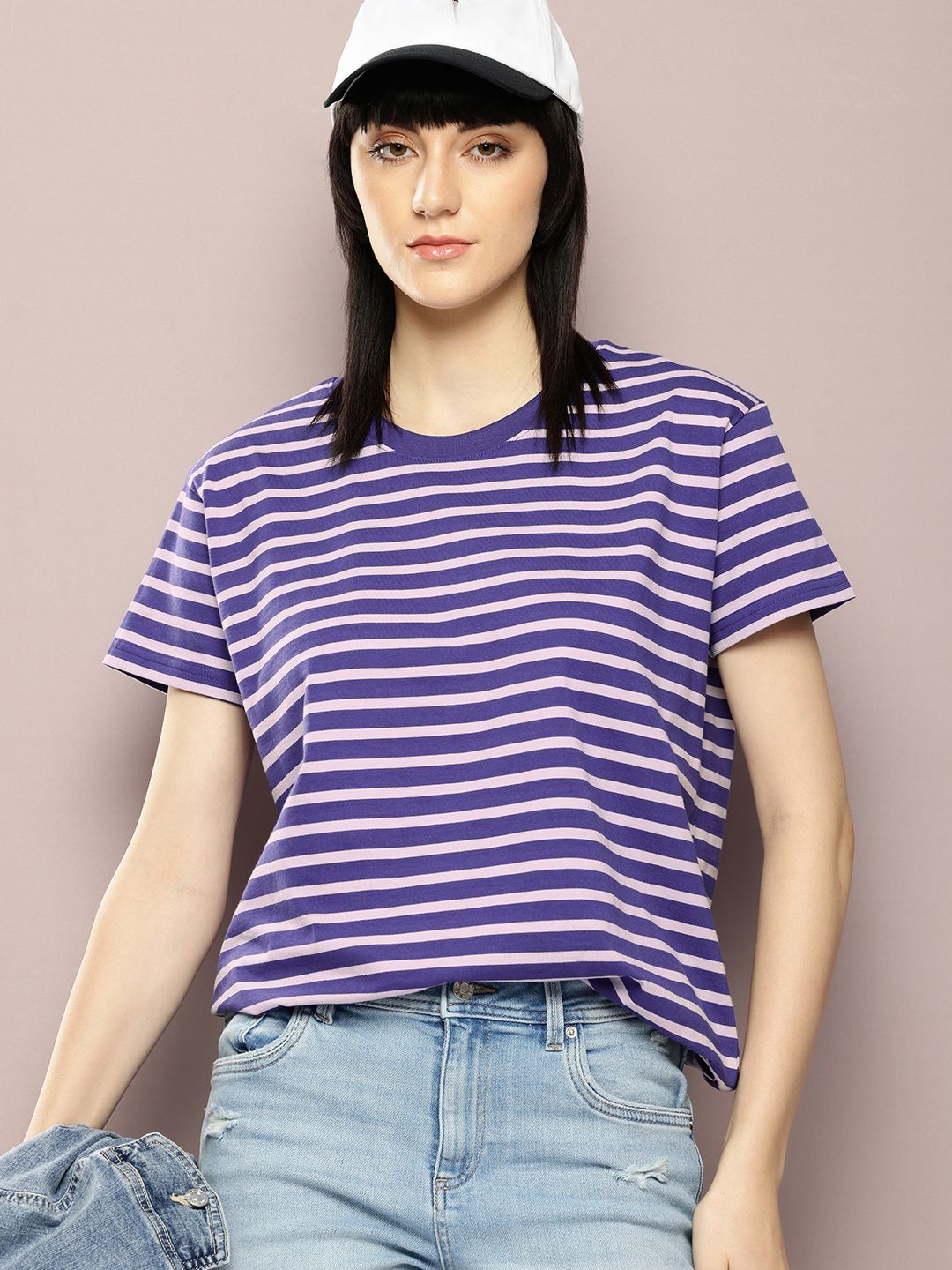 Dillinger Women Yarn Dyed Boxy T Shirt