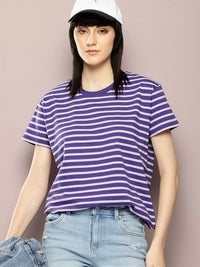Dillinger Women Yarn Dyed Boxy T Shirt