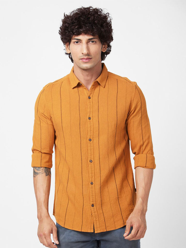 Spykar Slim Fit Cotton Casual Shirt